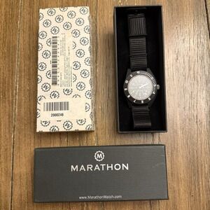 NEW Marathon Navigator Quartz w/Date Sapphire Crystal H3 Military Watch WW194013